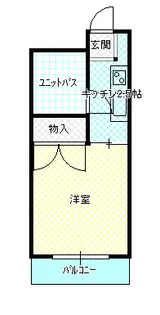 五徳ビル【202号室】の間取り