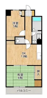 ペガソス熊谷【5階】の間取り