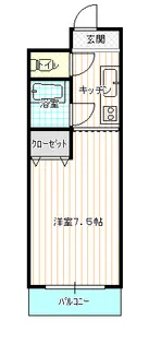 メゾンラベンダー16【405号室】の間取り
