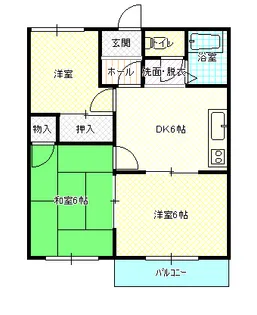 遠山ハイツ【102号室】の間取り