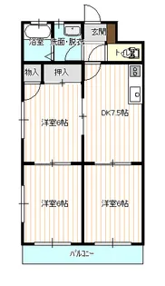 NBマンション【301号室】の間取り