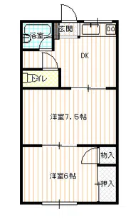 第3セピアハイツ【3階】の間取り