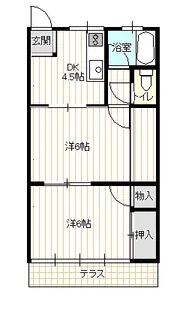 ヒカリハイツ【103号室】の間取り