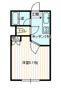 バルパレーアトリエ2【106号室】の間取り