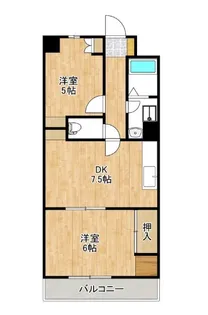 ペガソス熊谷【4階】の間取り