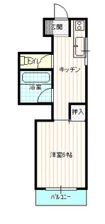 豊栄ハイツ本町【106号室】の間取り