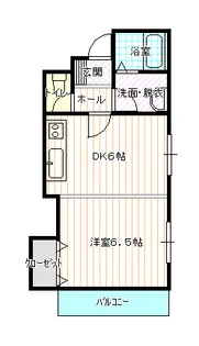 バルパレー曙【301号室】の間取り