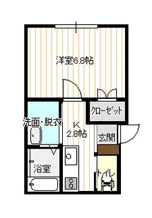 K−style向町【101号室】の間取り