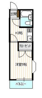 アドバンス【206号室】の間取り