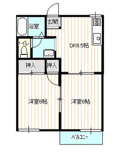 リッチワン【C202号室】の間取り