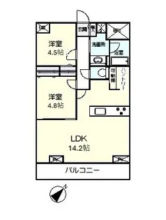 埼玉県熊谷市曙町1丁目【マンション】の間取り