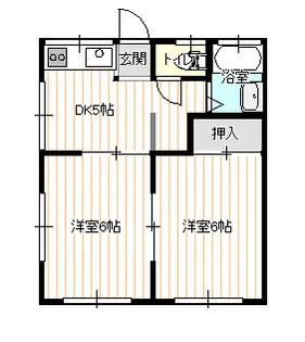 コーポ大崎 第二【101号室】の間取り