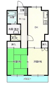 メゾンカワラ【2階】の間取り