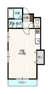 バルパレー曙【202号室】の間取り