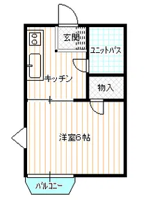 ブルーメン京王【207号室】の間取り