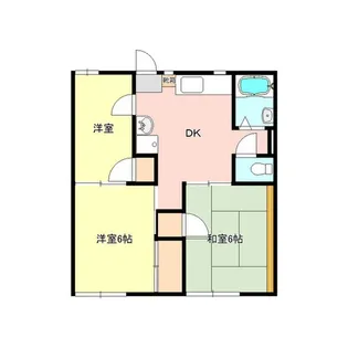 戸坂グリーンハイツ【203号室】の間取り