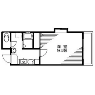 ルミエール白山【202号室】の間取り