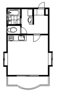 1Rの間取り画像