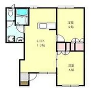 Kiharaグランディール【101号室】の間取り