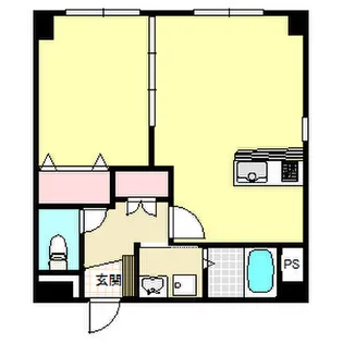 アーバンステージ花園【203号室】の間取り