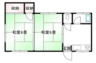国府ハイム【1-1号室】の間取り