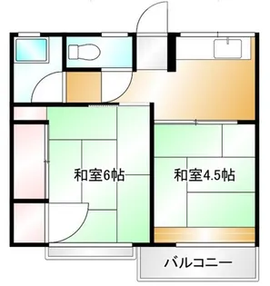 シティハイム香栄【202号室】の間取り