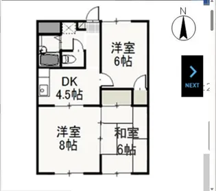 エステートIMA【1階】の間取り