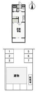 ハピネスKT【1階】の間取り