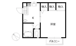 KTフラット【2階】の間取り
