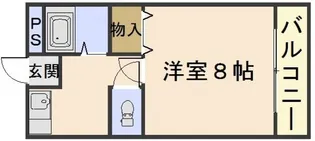 ファンテイル青江【1階】の間取り