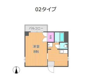 サン・フォート幸町【3階】の間取り