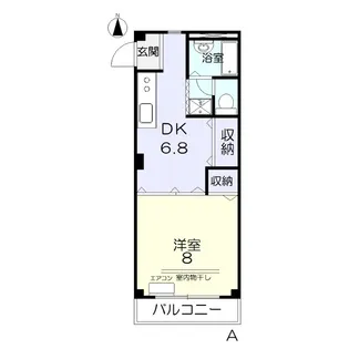 アーバンハウス東島田【3階】の間取り