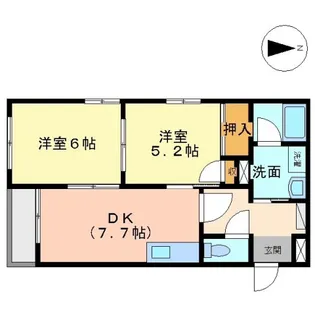 クレアンジュKATI【2階】の間取り