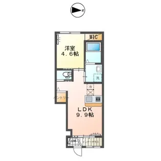 アムール・ルミエール【1階】の間取り