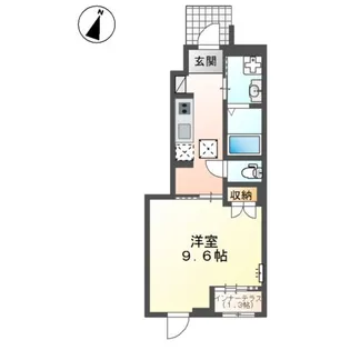 ココティエ【1階】の間取り