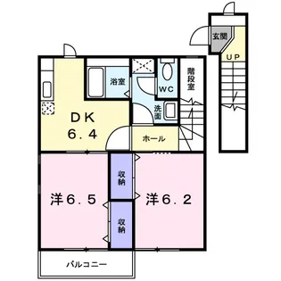 メゾン横山【2階】の間取り