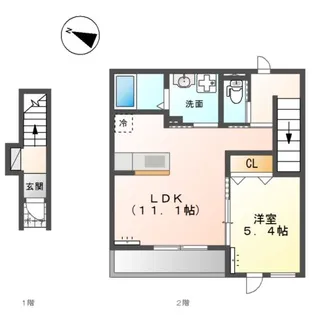 ロートス【2階】の間取り