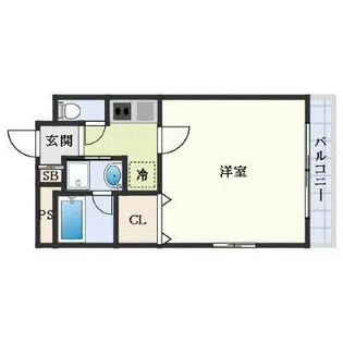 ピアグロリア奥田【4階】の間取り