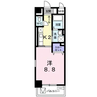 プチラパン【2階】の間取り