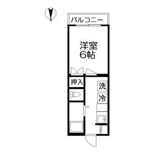 サンシャイン98【4階】の間取り