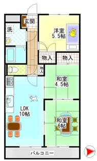 ネクスト倉田 東館【7階】の間取り