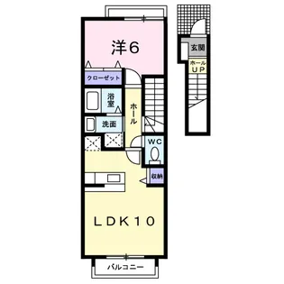 ベルソレイユ【2階】の間取り