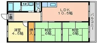 サンシャインイマ【2階】の間取り