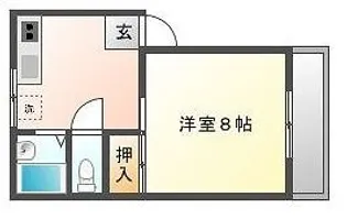 シティーハイツ【1階】の間取り