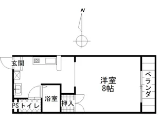 ブライトライツ高島【4階】の間取り