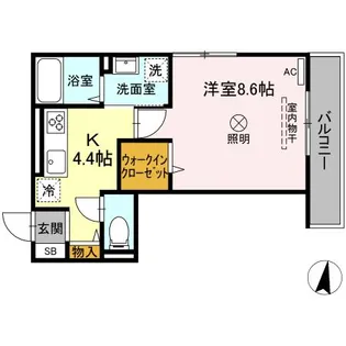 AZUKI【3階】の間取り