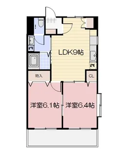 プランドールキノミ【2階】の間取り