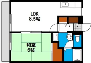 シティパレス西崎PartⅡ B棟【1階】の間取り