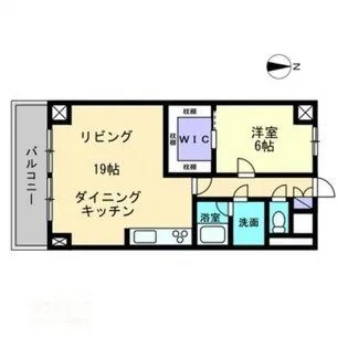 旭川スカイハイツ【3階】の間取り