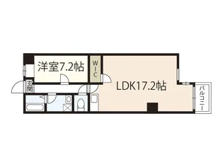 ロジェ岡山【2階】の間取り
